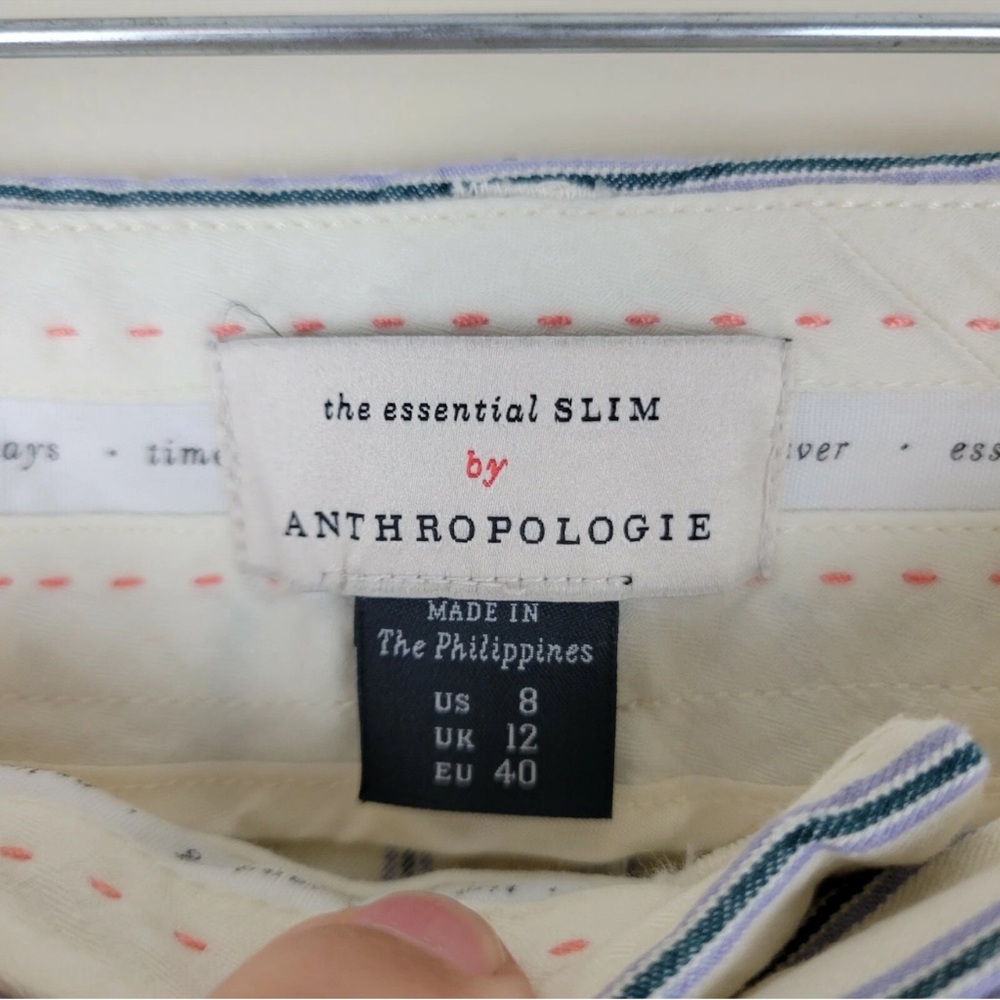 Anthropologie- Striped Pants- Size 8 - Picture 2 of 9